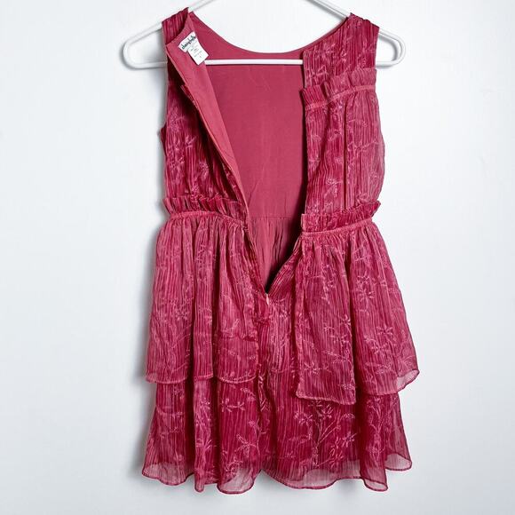 Chasing Fireflies Rose Crinkle Dress Girls 8 Party Holiday Fairy - Picture 9 of 13